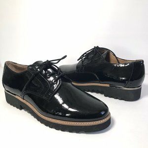 Franco Sarto Cyber Women’s Oxford Shoes Black Patent leather